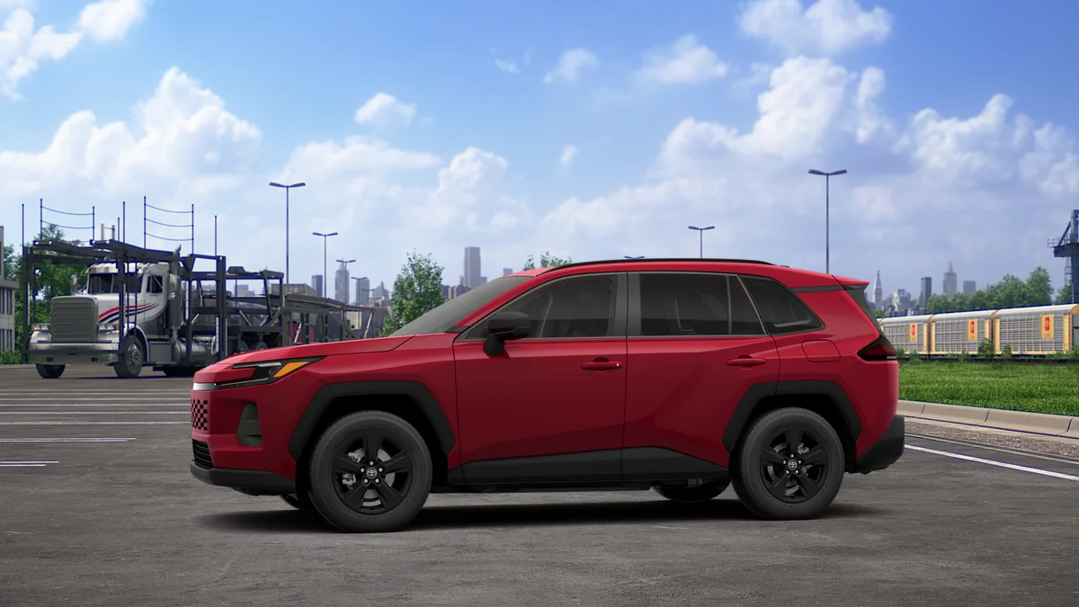 New 2026 Ruby Flare Pearl Toyota LE image 3