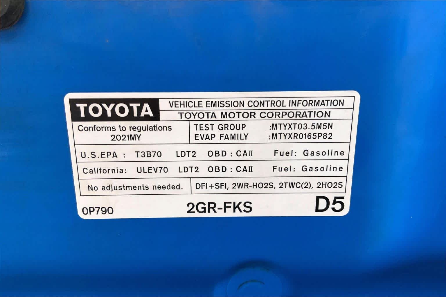 Used 2021 Voodoo Blue Toyota TRD Sport image 33