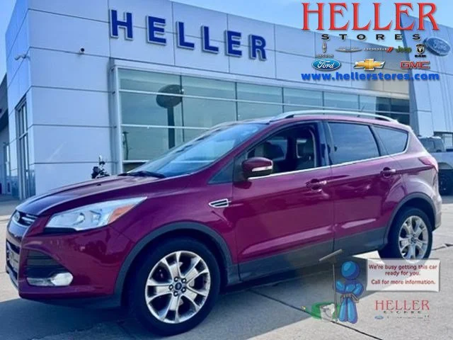 Used 2015 Red Ford Titanium image 1