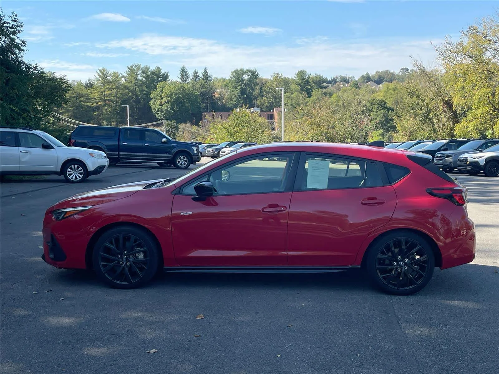 Certified Used 2024 Pure Red Subaru RS image 2