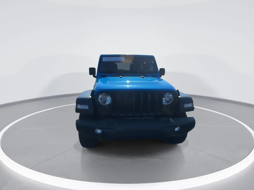 Used 2022 Blue Jeep Unlimited Willys image 3