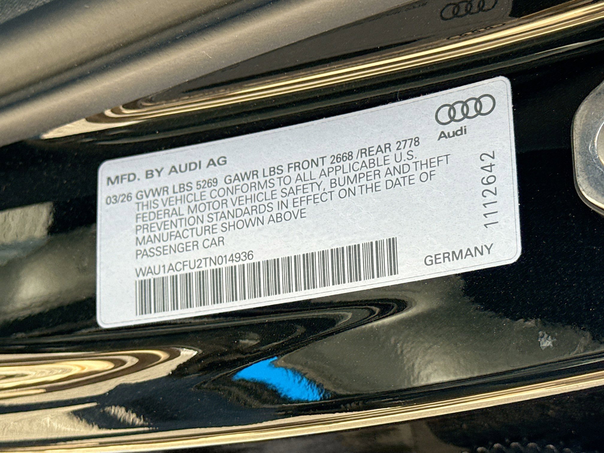 New 2026 Mythos Black Metallic Audi Premium image 42
