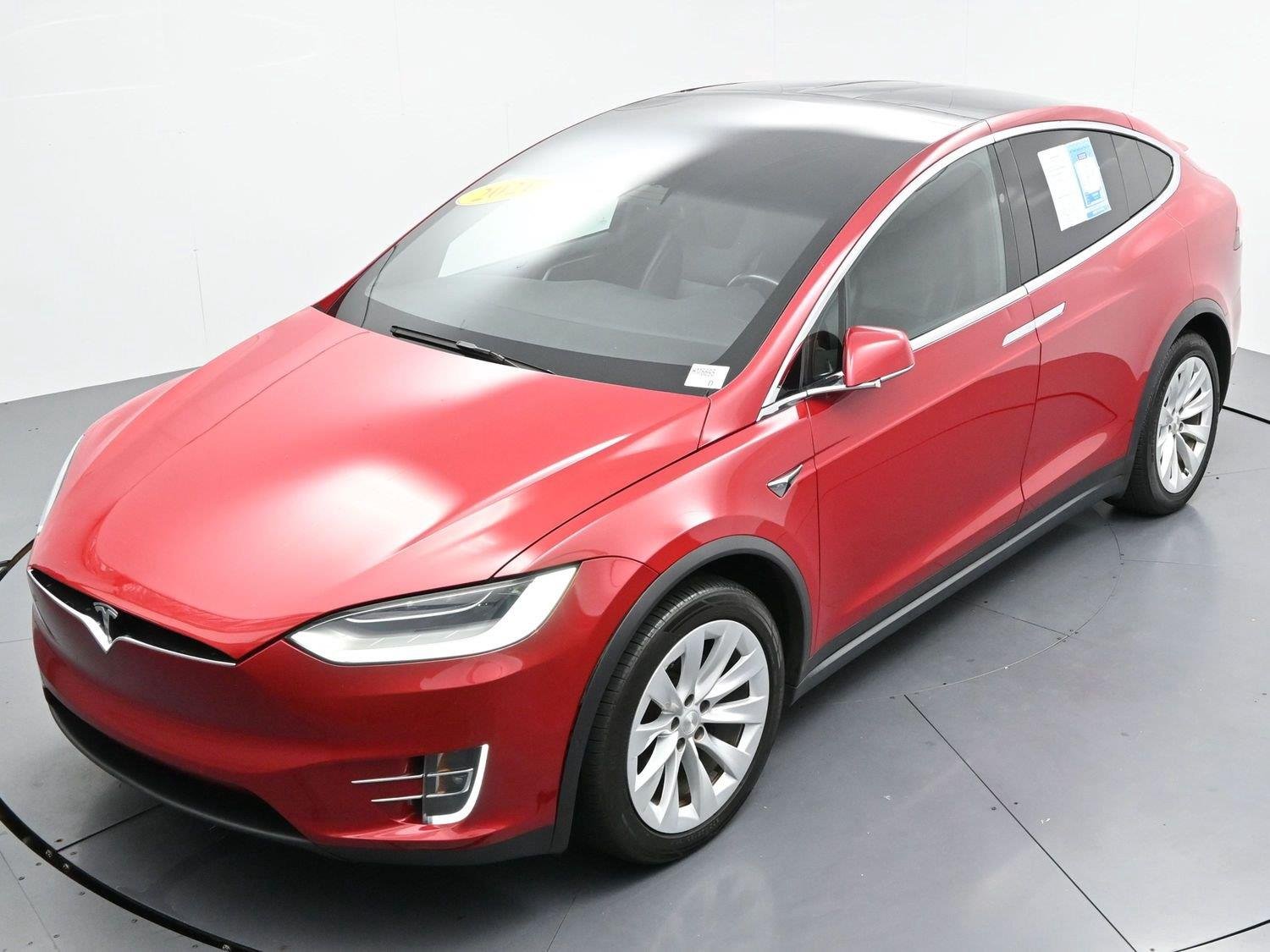 Used 2021 Red Multi-Coat Tesla Long Range Plus image 42