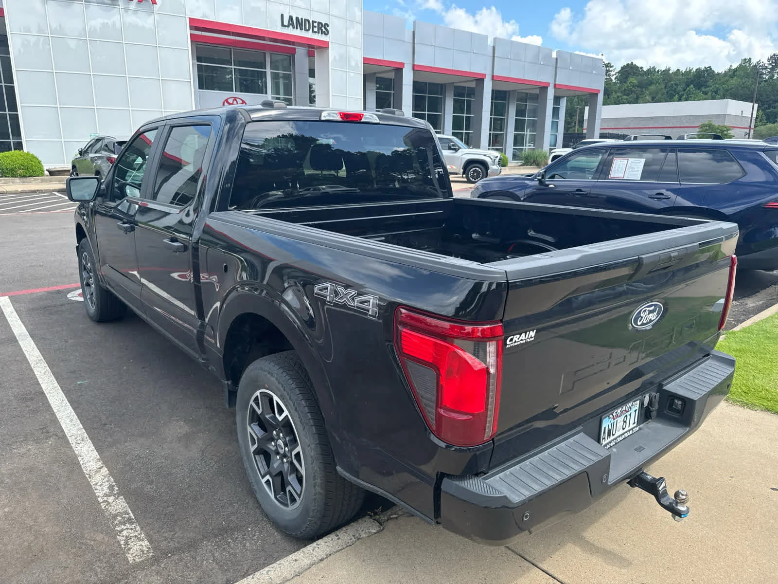 Used 2024 Agate Black Metallic Ford STX image 3