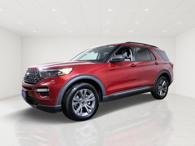 Certified 2021 Ford Explorer XLT with VIN 1FMSK8DH2MGB66126 for sale in Apple Valley, Minnesota