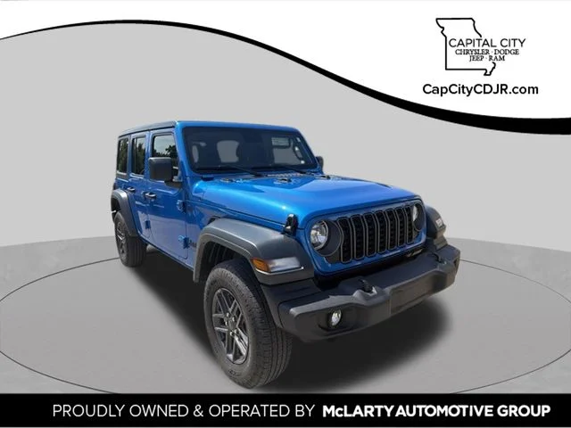 Certified Used 2025 Blue Jeep Sport S image 1