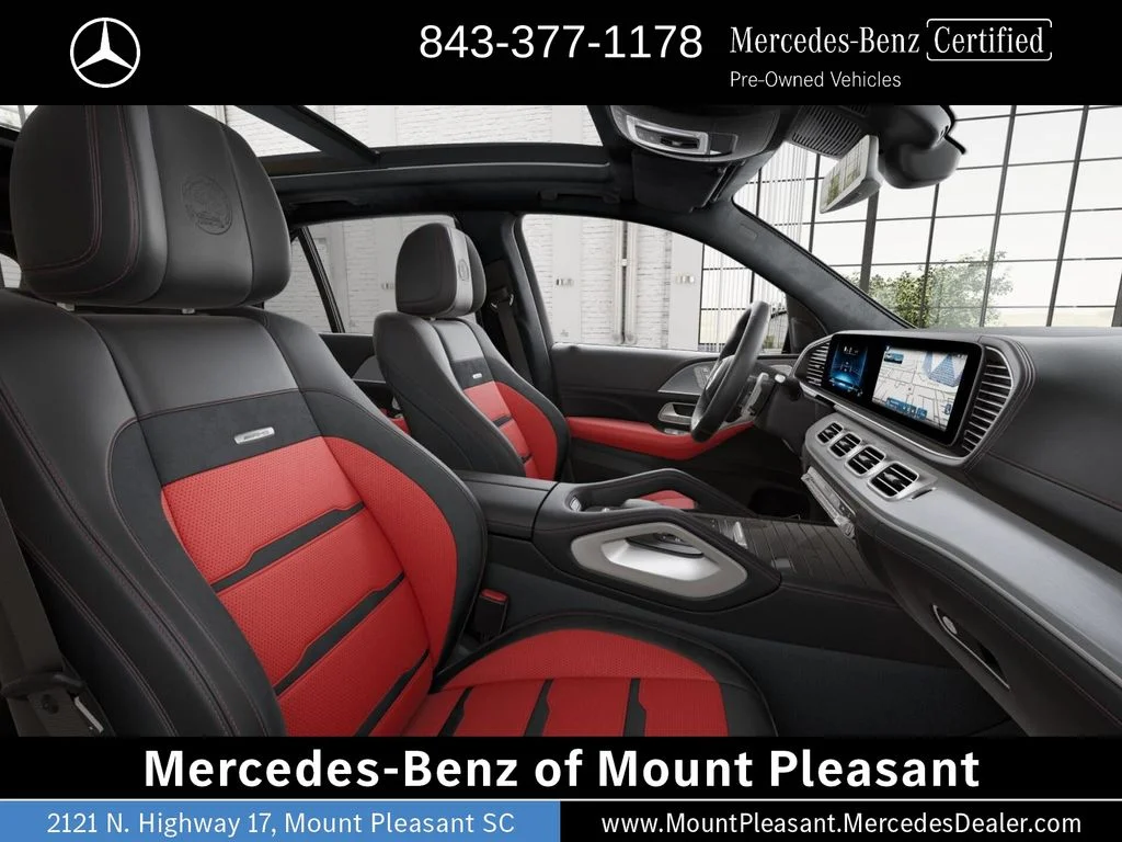 Certified Used 2025 MANUFAKTUR Moonlight White Metallic Mercedes-AMG GLE 63 S AMG® image 4