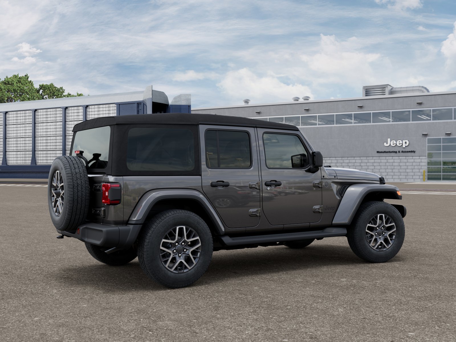 New 2027 Granite Crystal Metallic Clearcoat Jeep Sahara image 2