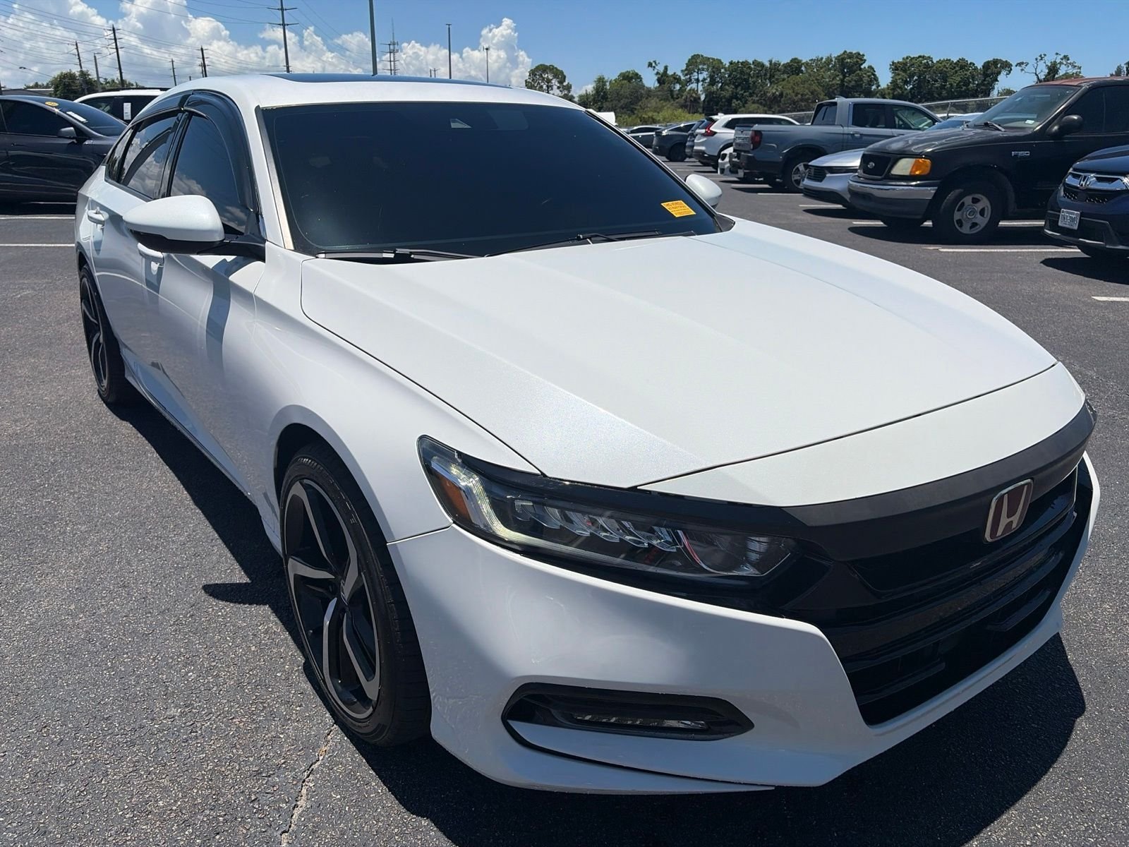 Used 2018 White Honda EX-L 2.0T image 1