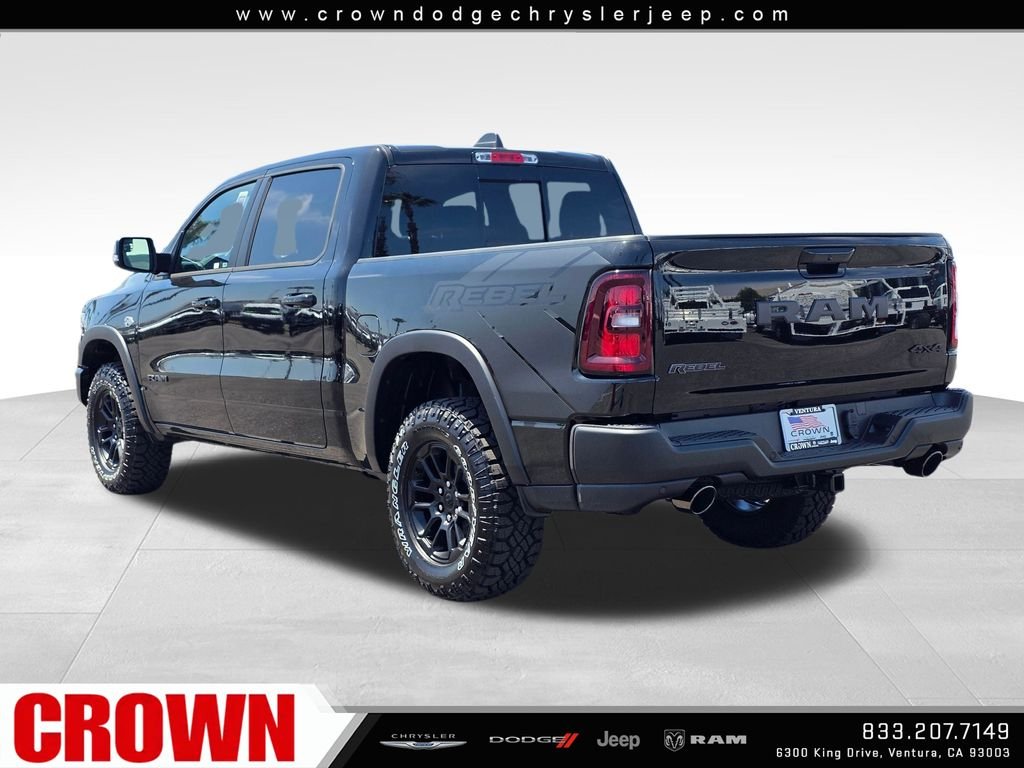 New 2026 Diamond Black Crystal Pearl-Coat Exterior Paint RAM Rebel image 7
