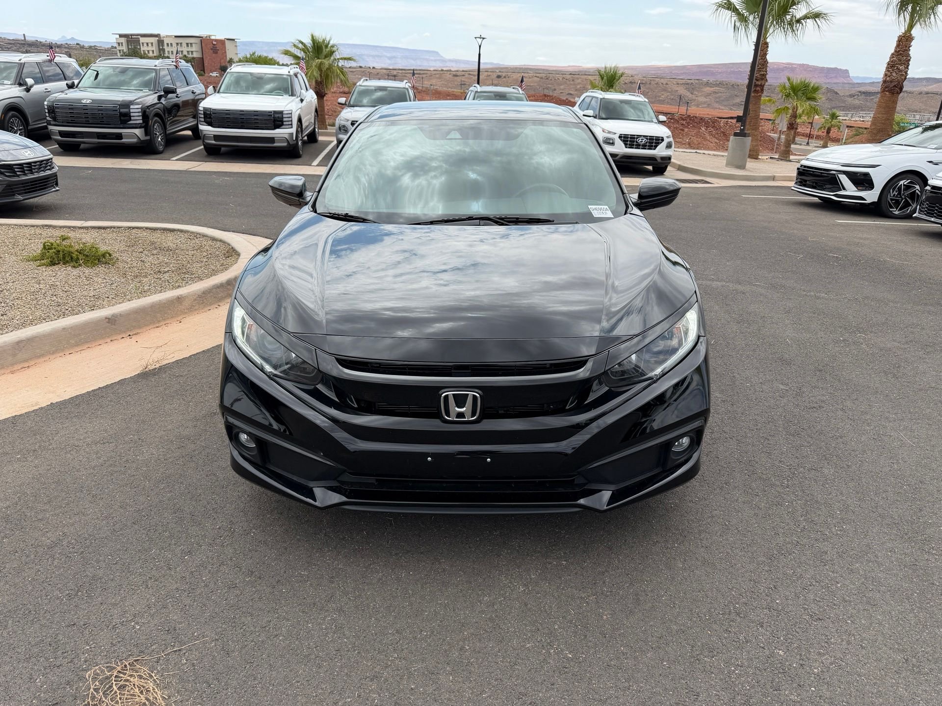 Used 2019 Honda Civic Sport with VIN 2HGFC2F86KH573320 for sale in Washington, UT