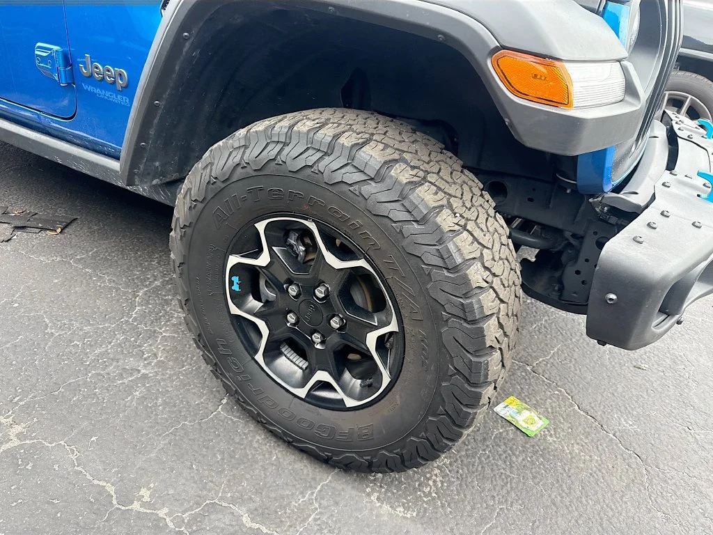 Used 2022 Blue Jeep Unlimited Rubicon 4xe image 5