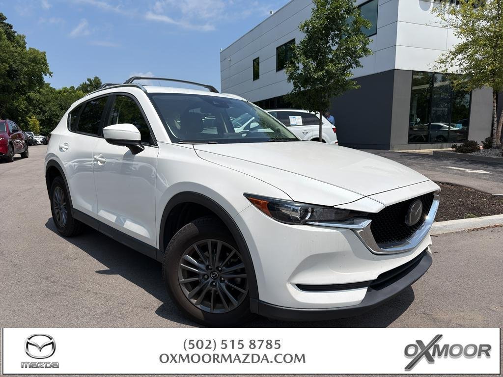 Used 2020 Snowflake White Pearl Mica Mazda Touring image 1
