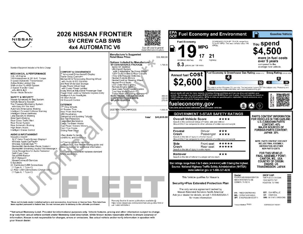 Used 2026 Gray Nissan SV image 6