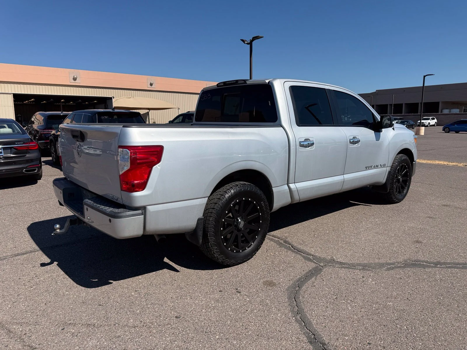 Used 2019 Brilliant Silver Nissan SV image 4