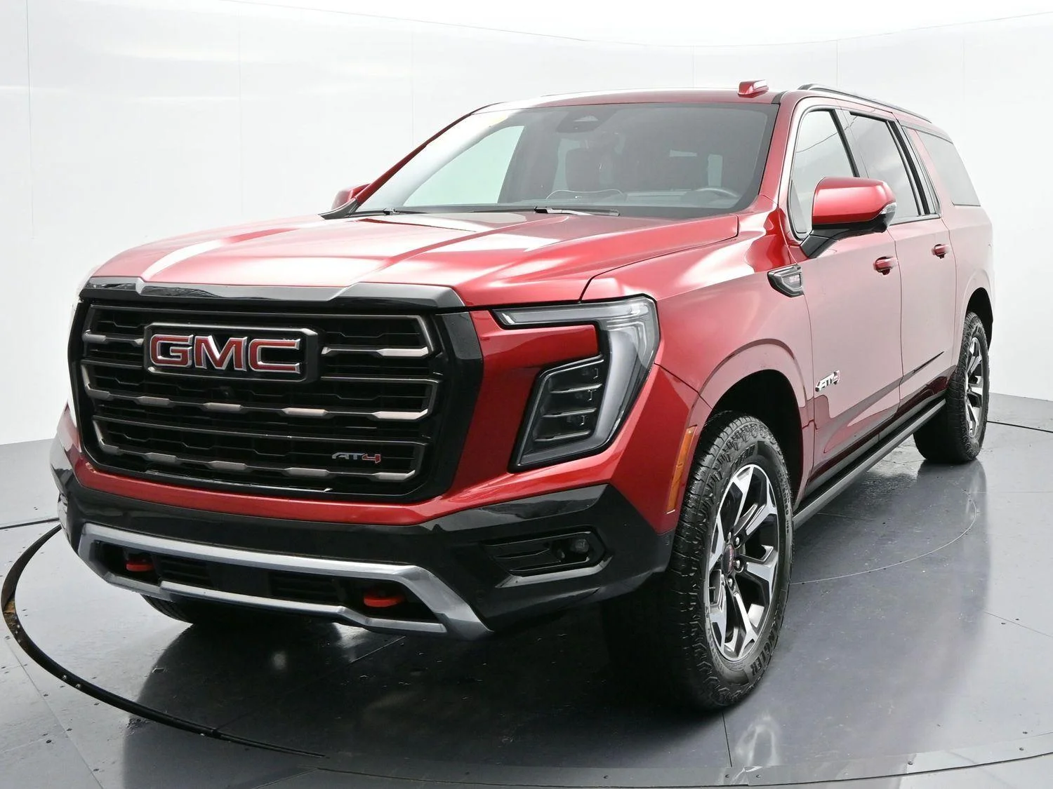 Used 2025 Volcanic Red Tintcoat GMC AT4 Ultimate image 3