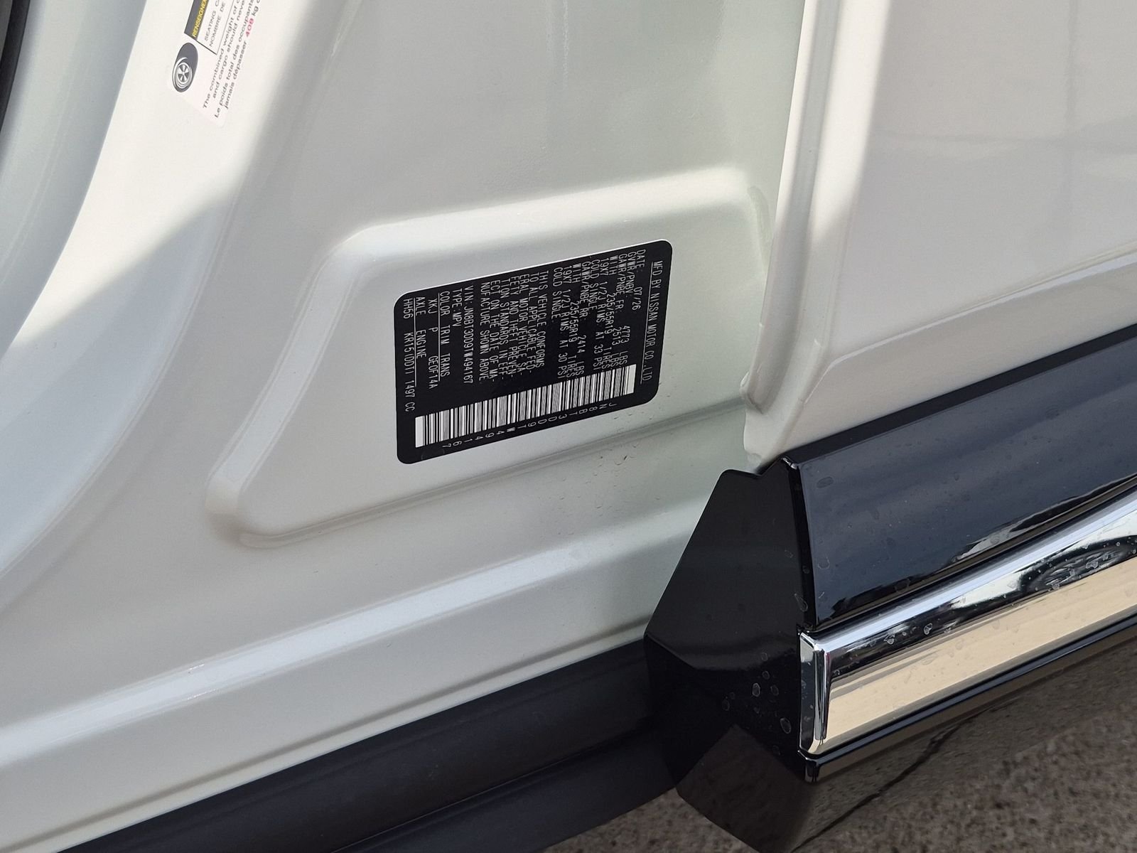 New 2026 Everest White Pearl TriCoat / Super Black Two-tone Nissan Platinum image 37