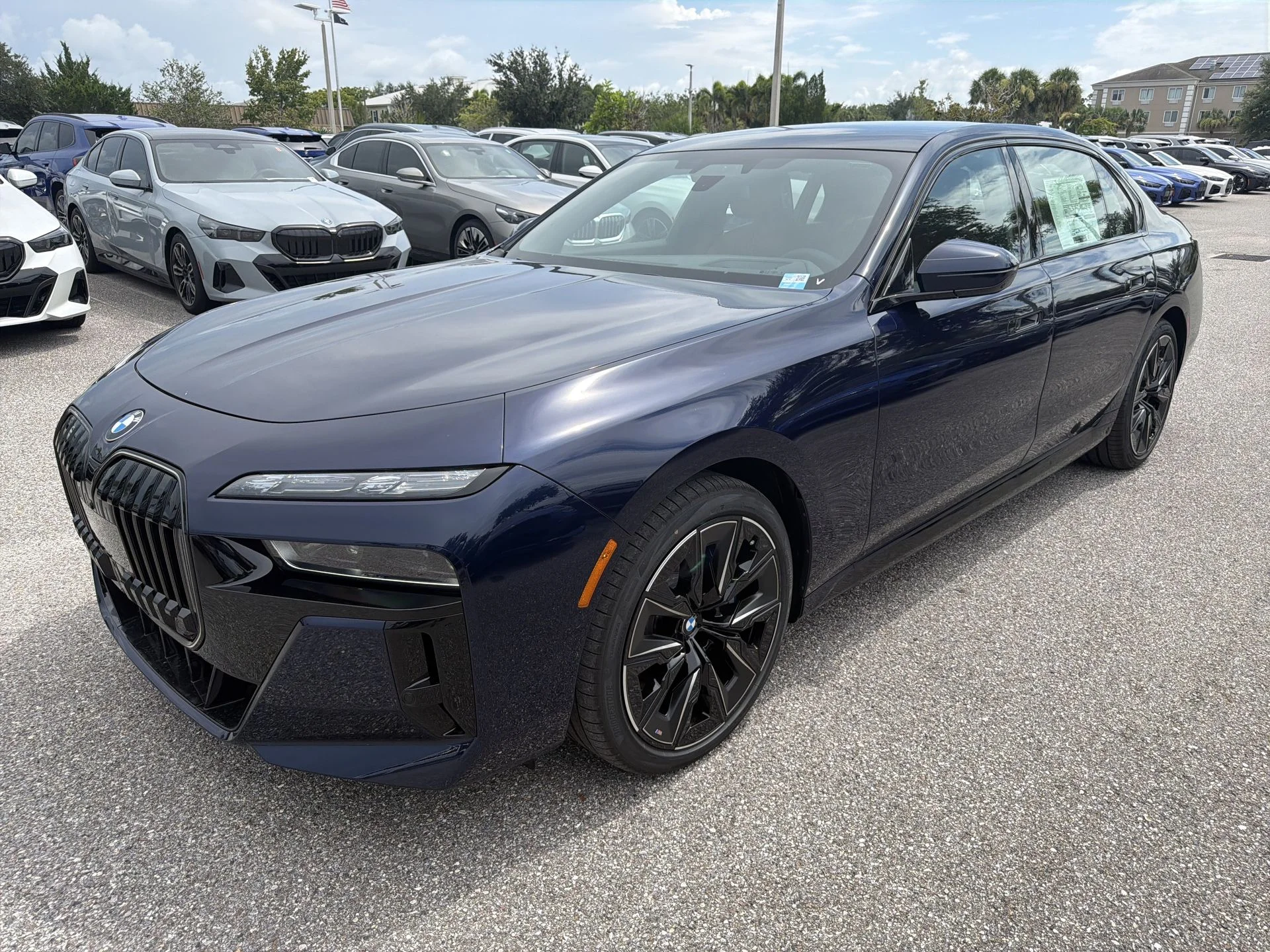 New 2026 Tanzanite Blue II Metallic BMW 740i xDrive image 8