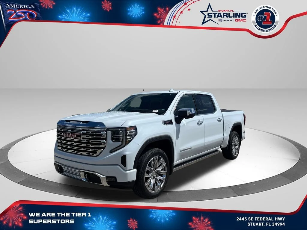 New 2026 Glacier White Tricoat GMC Denali image 1
