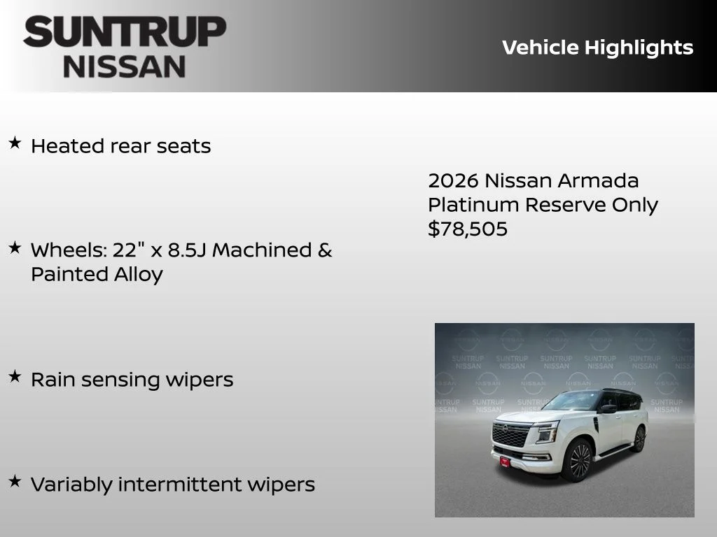 New 2026 White Nissan Platinum Reserve image 36