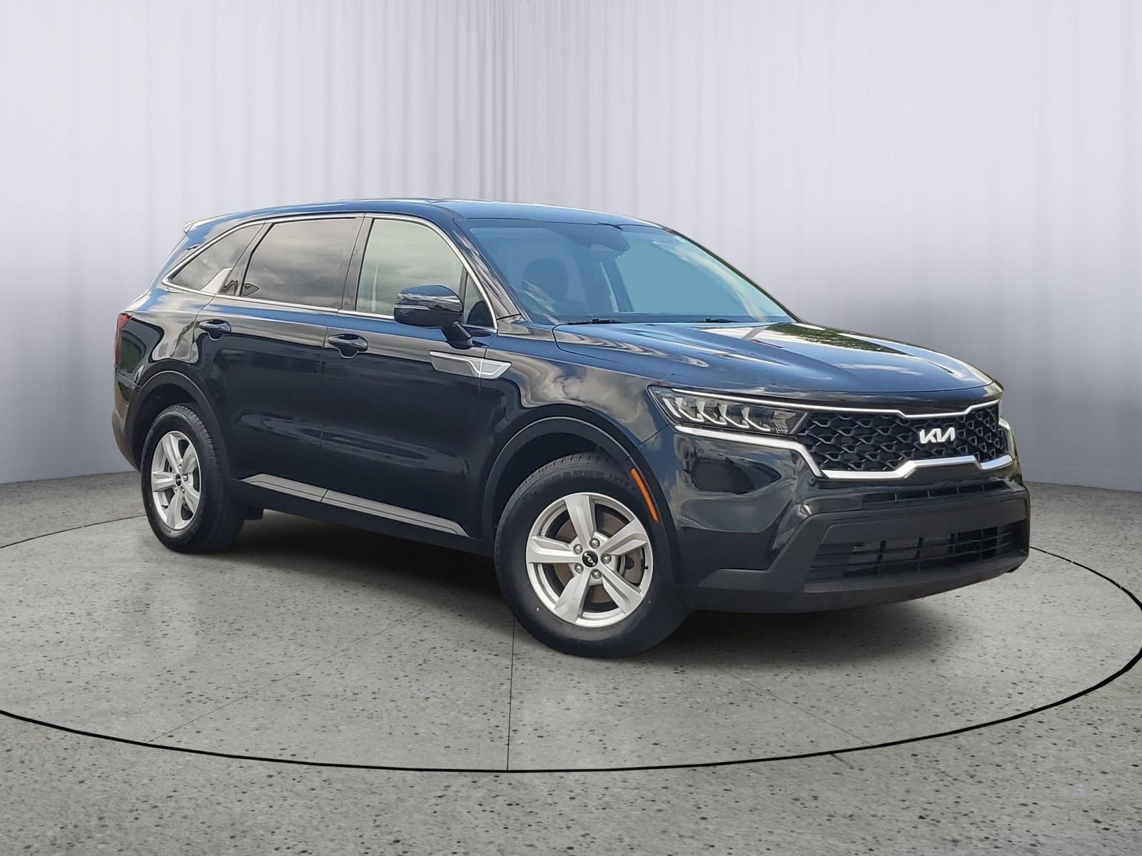 Used 2023 Black Kia LX image 1