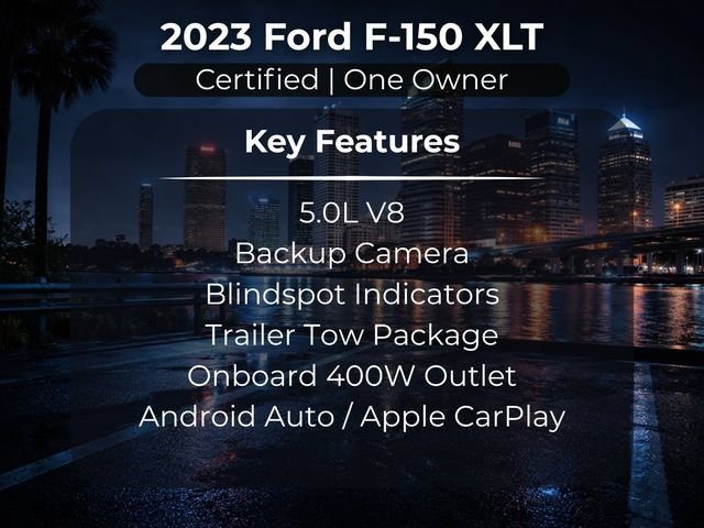 Used 2023 Oxford White Ford XLT image 14