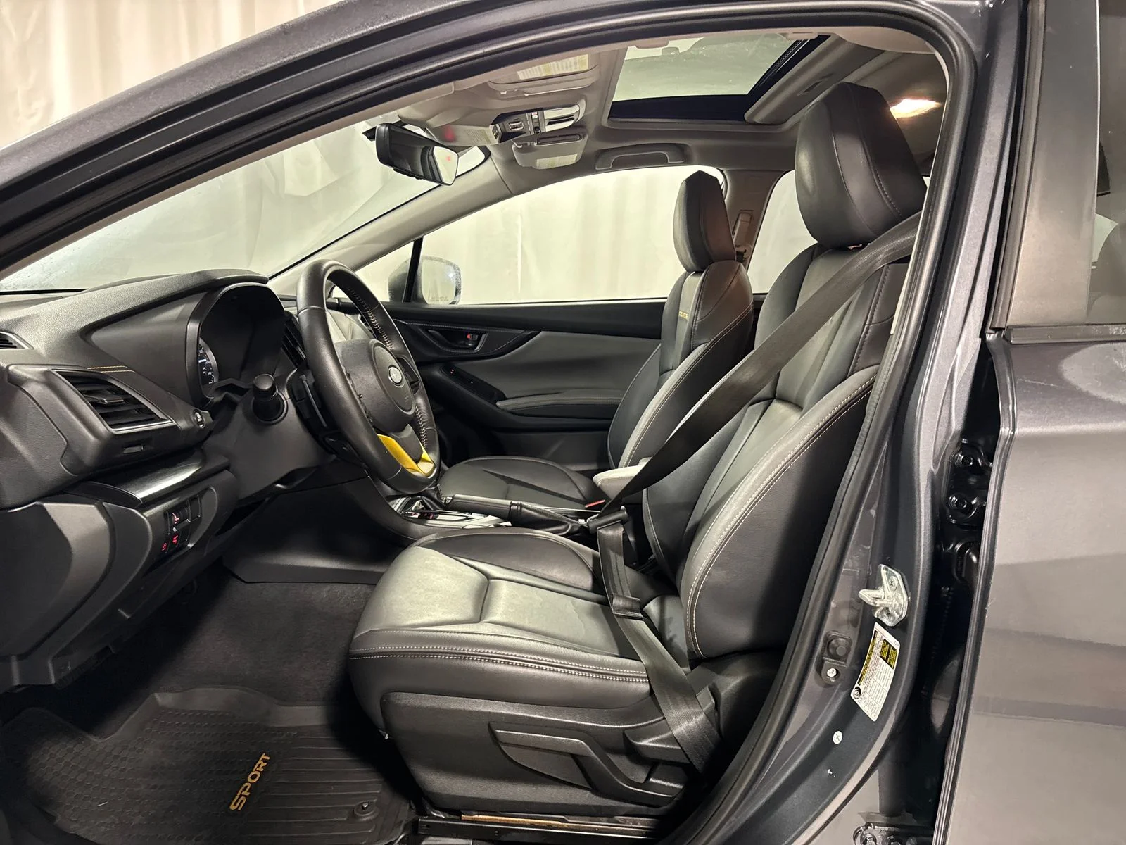 Used 2021 Magnetite Gray Metallic Subaru Sport image 3