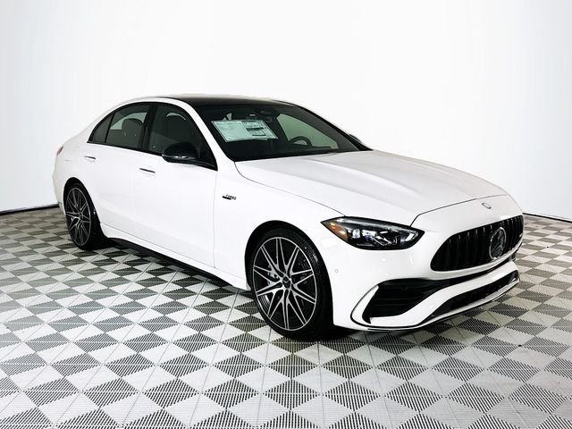 New 2026 Polar White Mercedes-Benz C 43 AMG® image 1