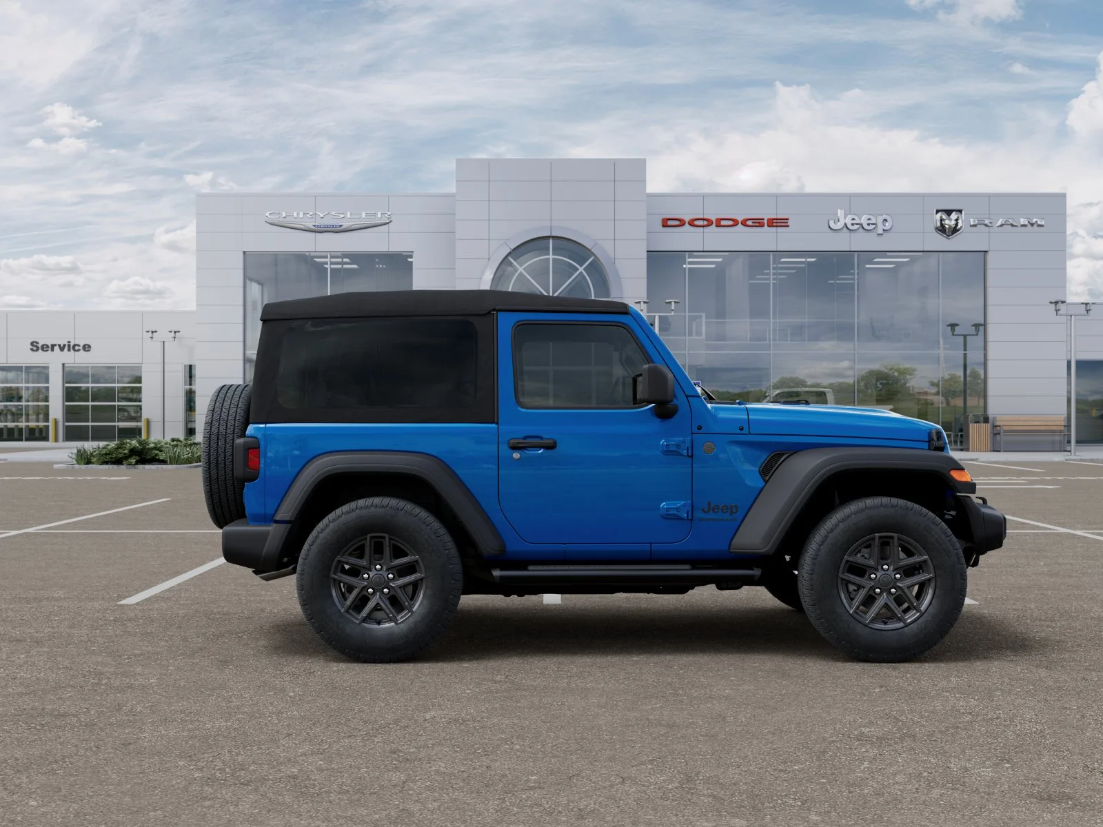 New 2026 Hydro Blue Pearl-Coat Exterior Paint Jeep Sport image 60