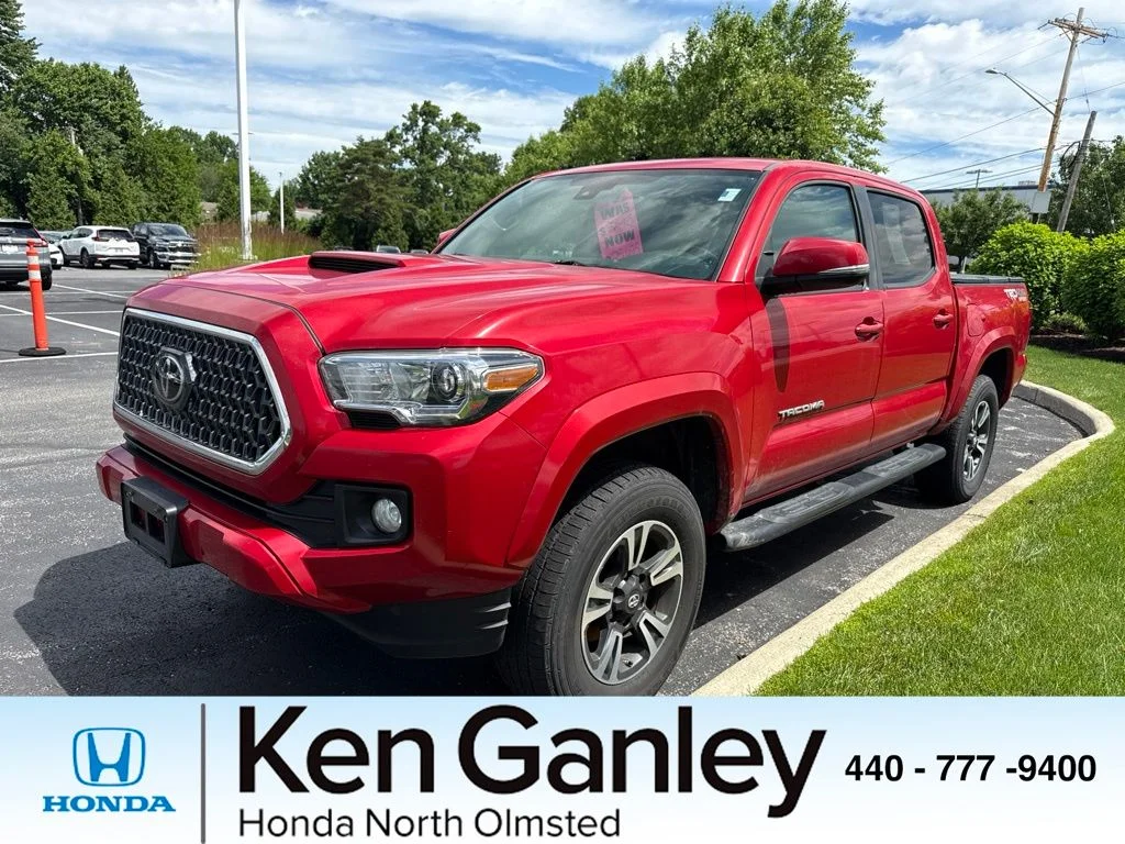 Used 2019 Barcelona Red Metallic Toyota TRD Sport image 1