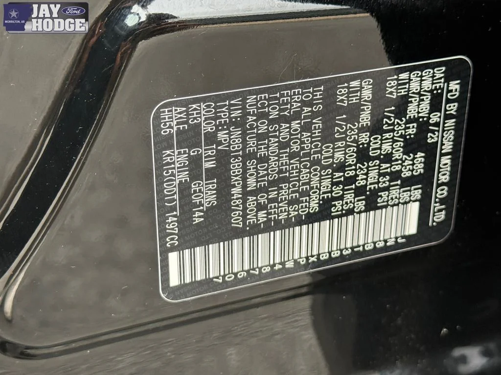 Used 2023 Black Nissan SV image 31