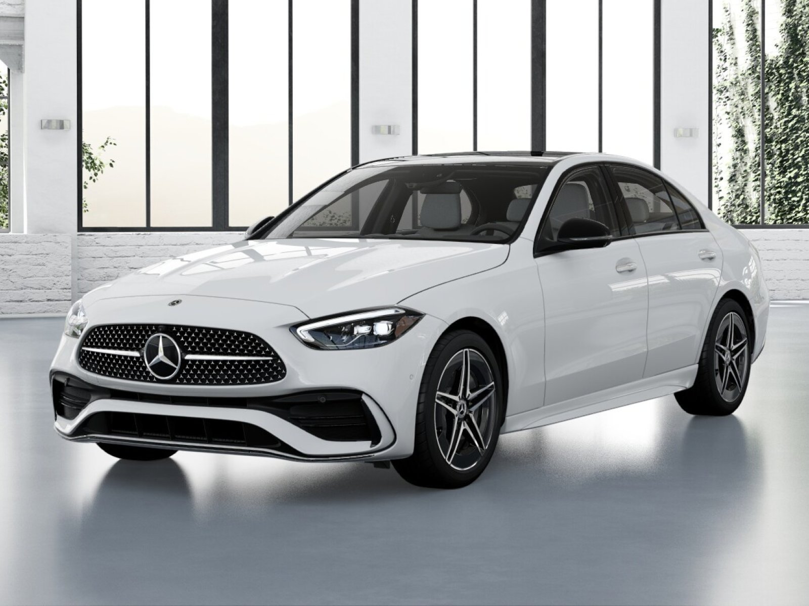 New 2027 Polar White Mercedes-Benz C 300 4MATIC® Sedan image 1