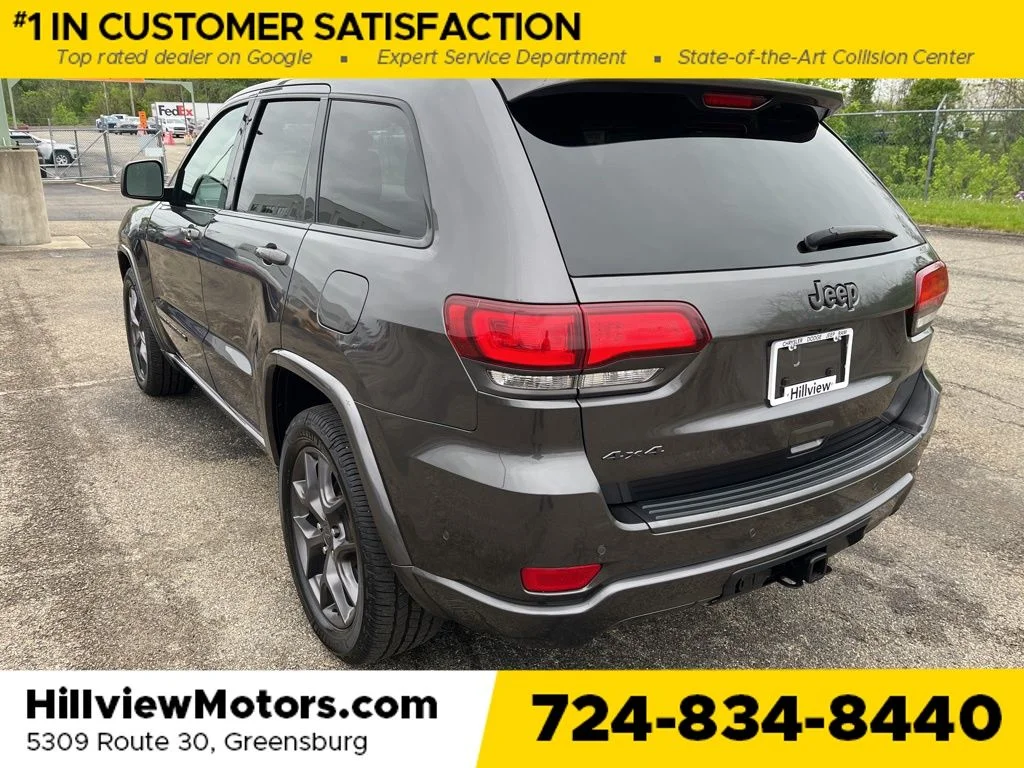 Certified Used 2021 Granite Crystal Metallic Clearcoat Jeep 80th Anniversary Edition image 4