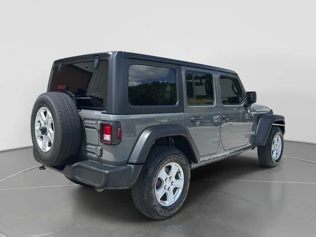 Used 2021 Gray Jeep Unlimited Sport S image 4