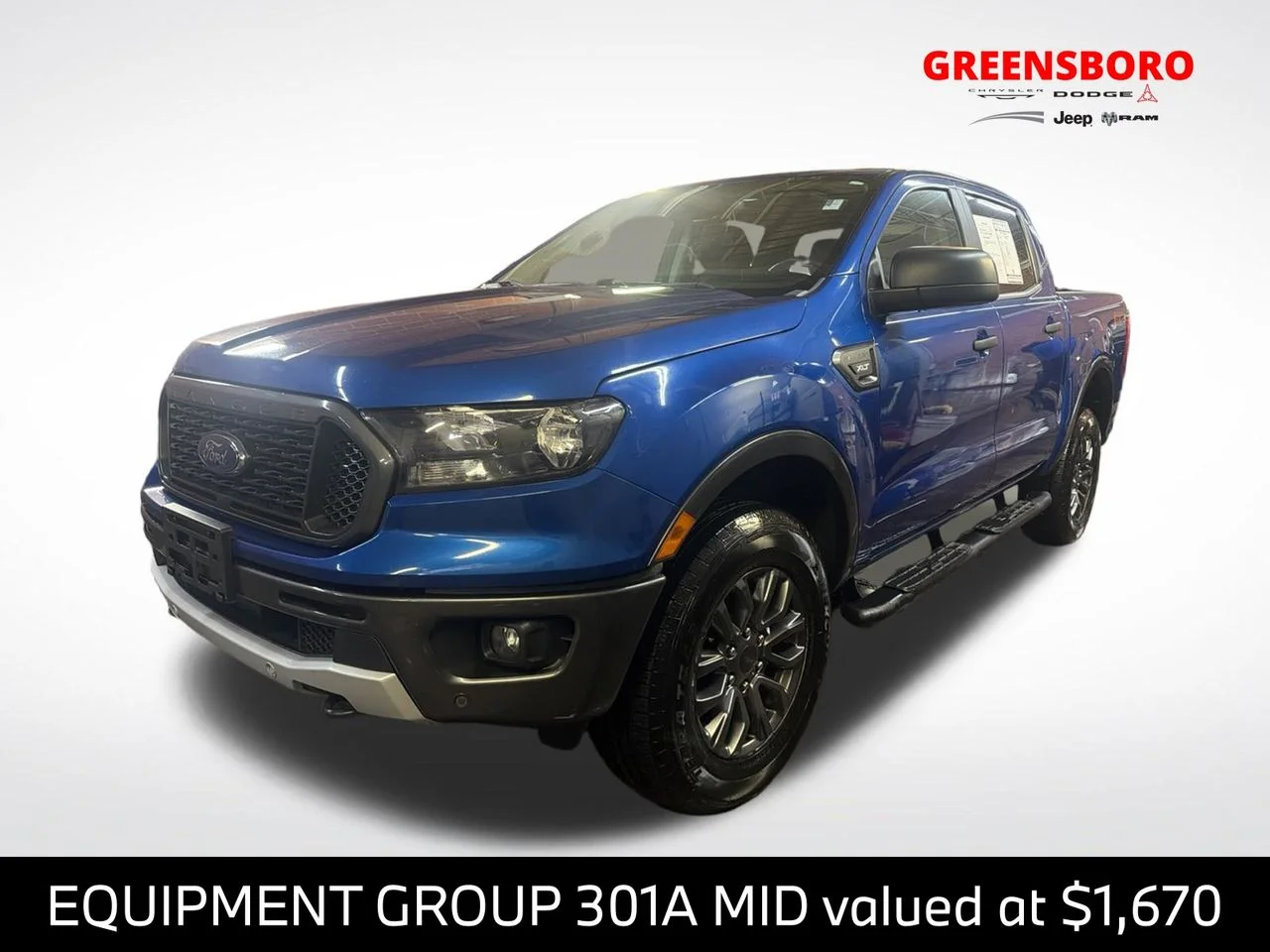 Used 2020 Blue Ford XLT image 1