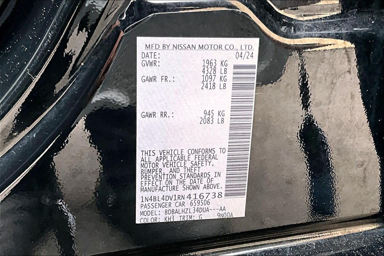 2024 Nissan Altima SV - Photo 34