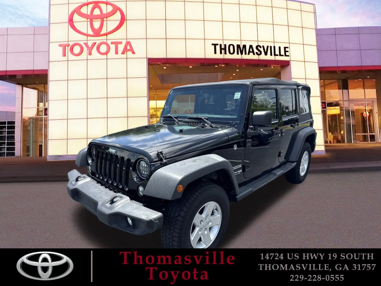 Used 2018 Black Clearcoat Jeep  image 1
