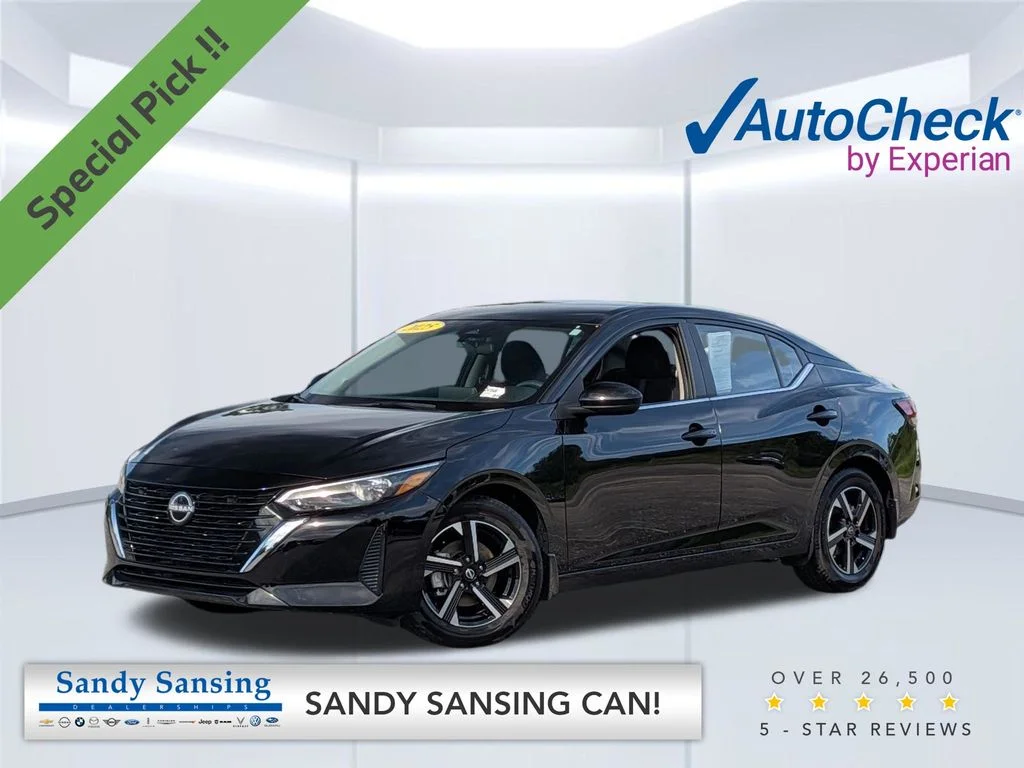 Used 2025 Black Nissan SV image 1