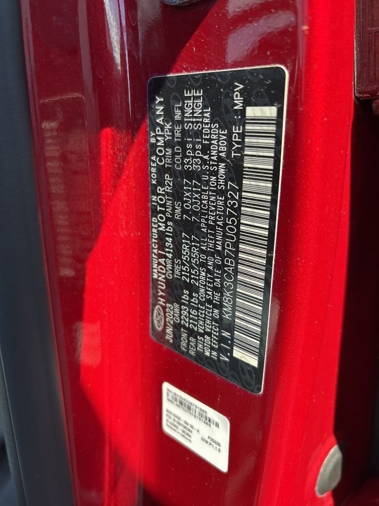 Used 2023 Red Hyundai SEL image 12