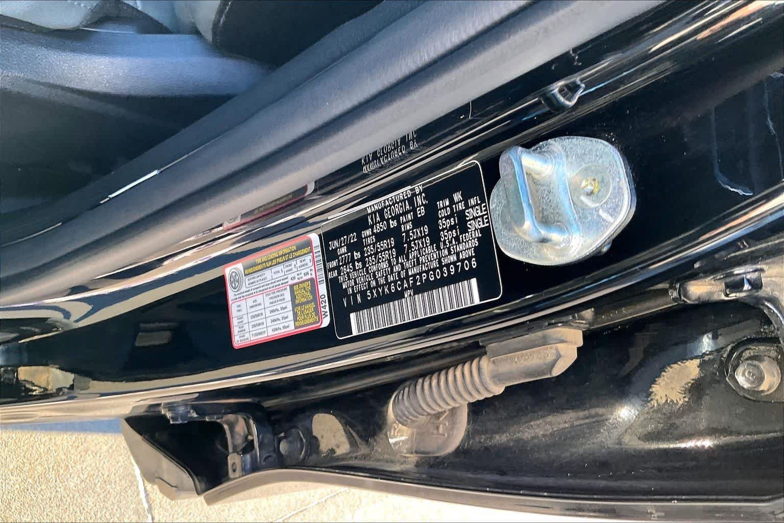 Used 2023 Ebony Black Kia X-Line image 34