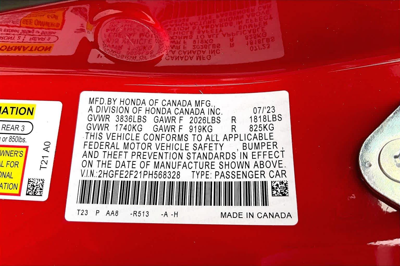 Used 2023 Rallye Red Honda LX image 36