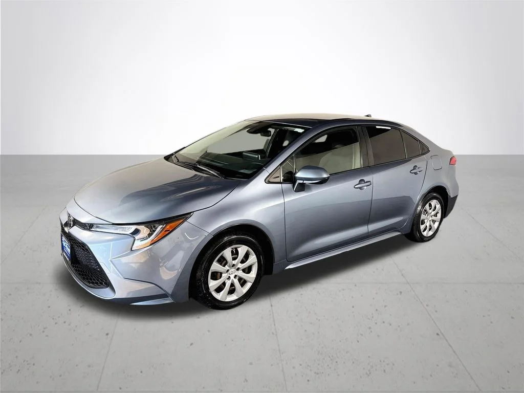 Used 2021 Gray Toyota LE image 2