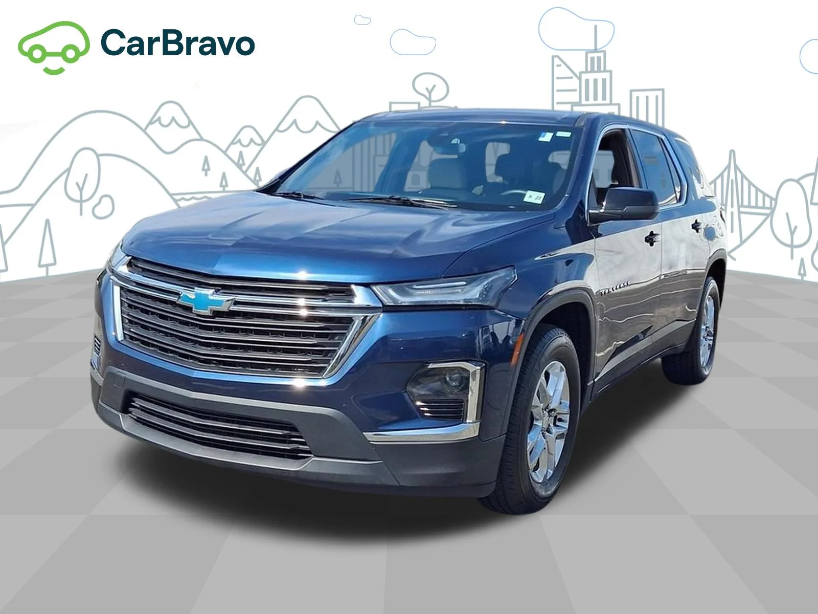 Used 2022 Northsky Blue Metallic Chevrolet LS image 33