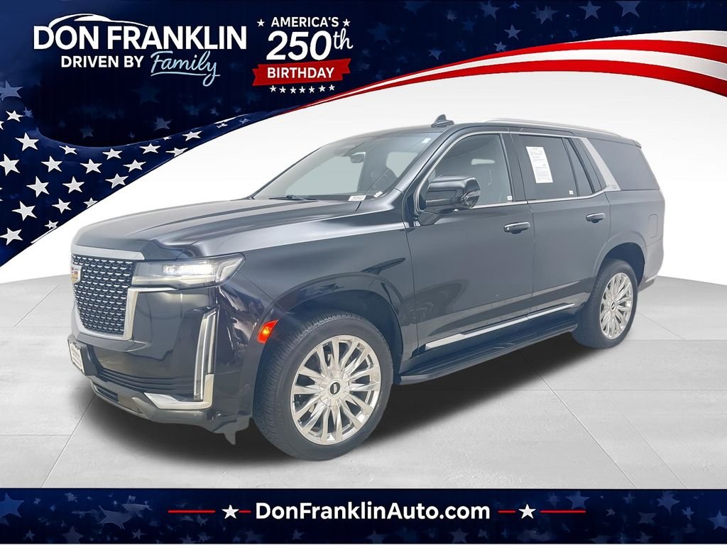 Used 2023 Black Cadillac Premium Luxury image 1