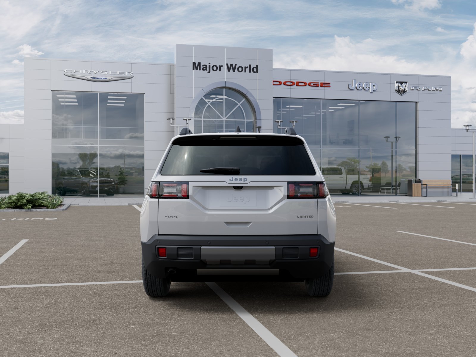New 2026 Bright White Clearcoat Jeep Limited image 7