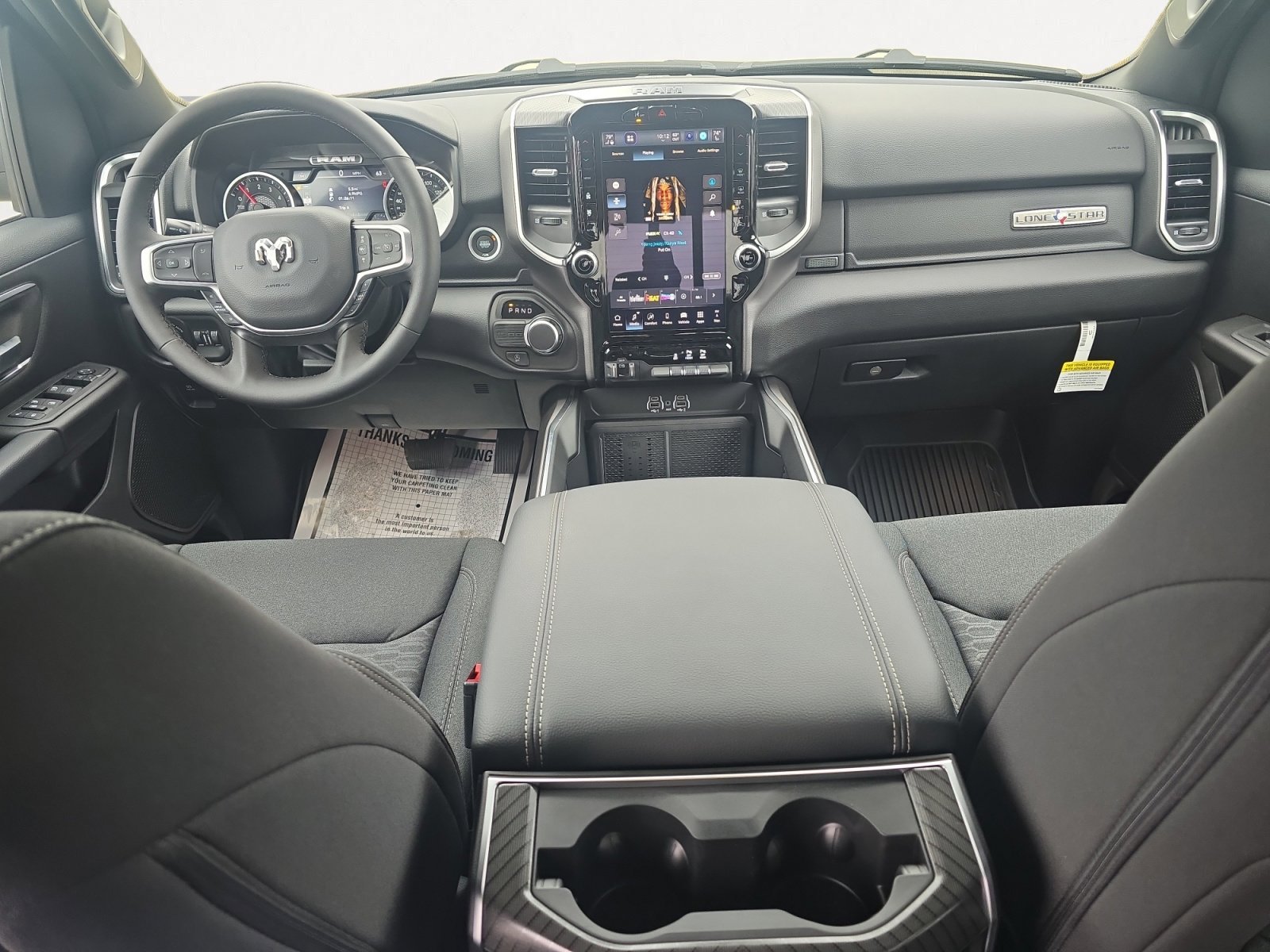 New 2026 Granite Crystal Metallic Clearcoat RAM Lone Star image 3