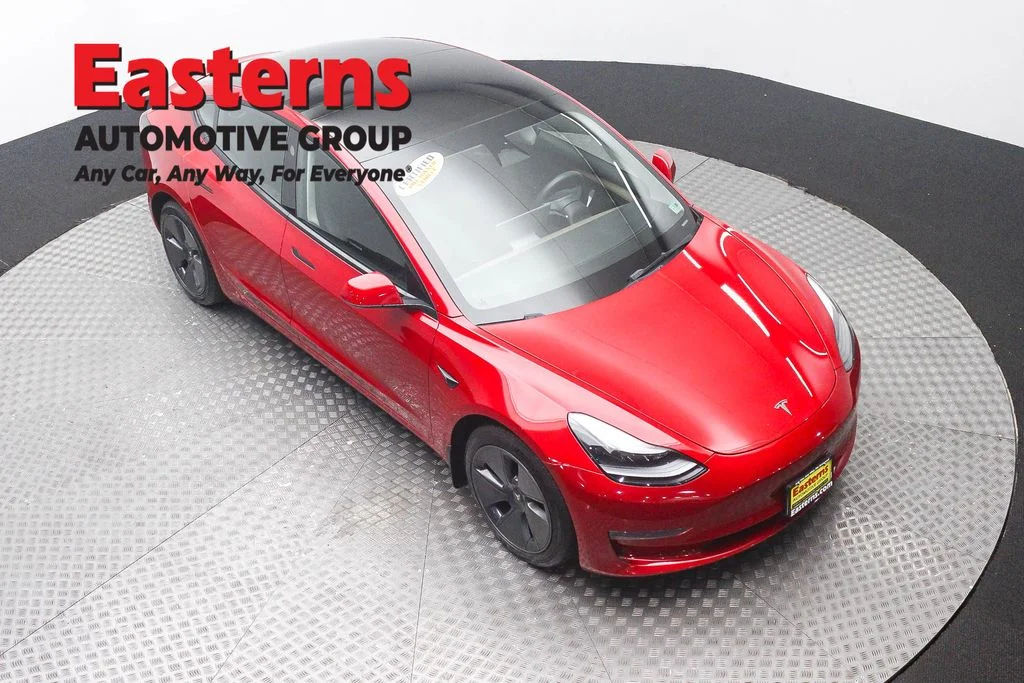Used 2022 Red Tesla Base image 3