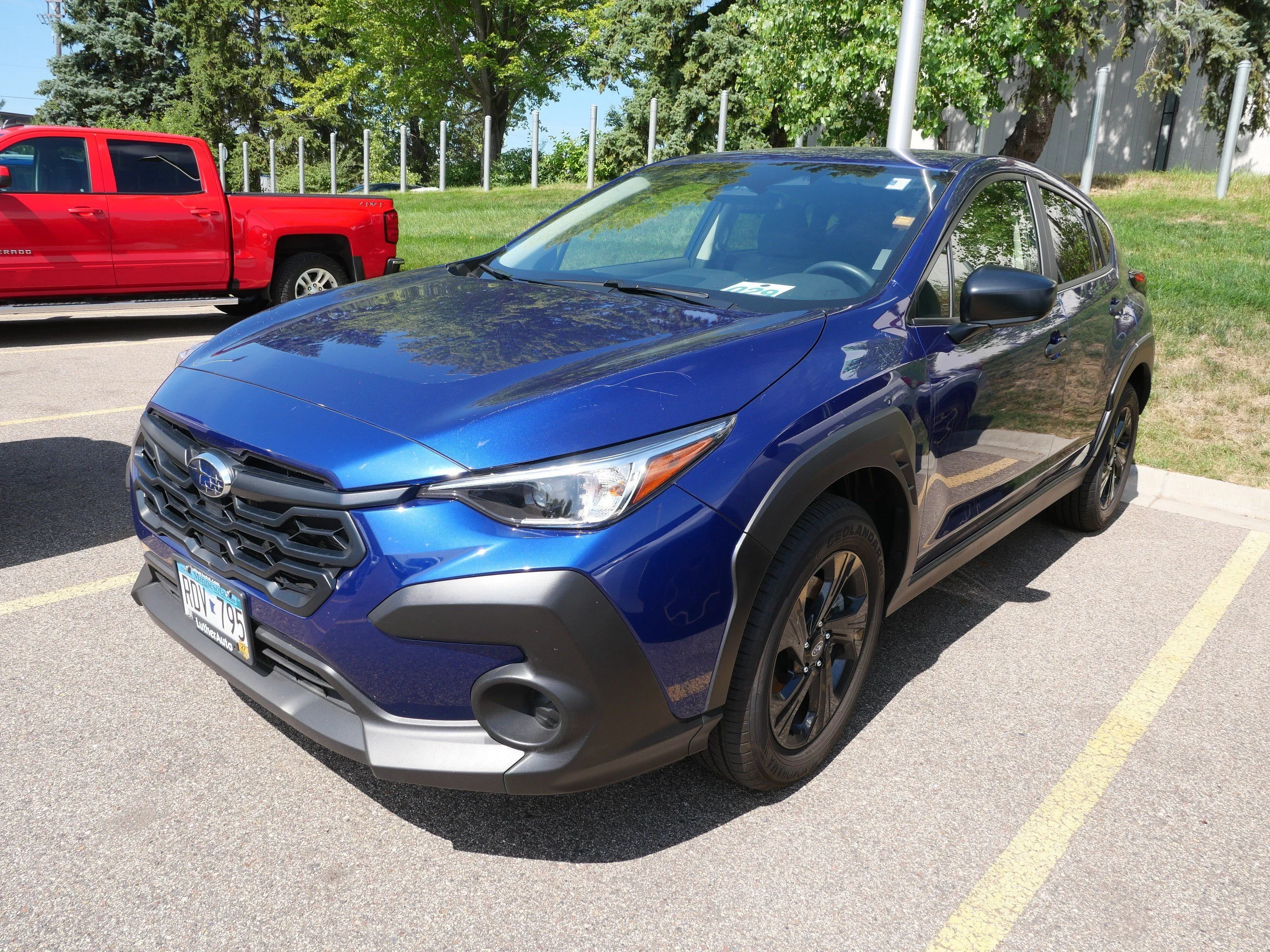 Used 2024 Sapphire Blue Pearl Subaru SUV CVT image 8