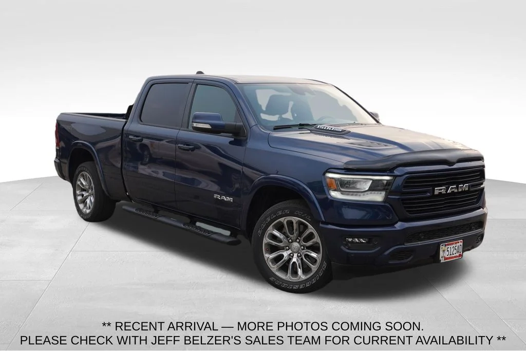 Certified Used 2022 Patriot Blue Pearlcoat Ram Laramie image 1