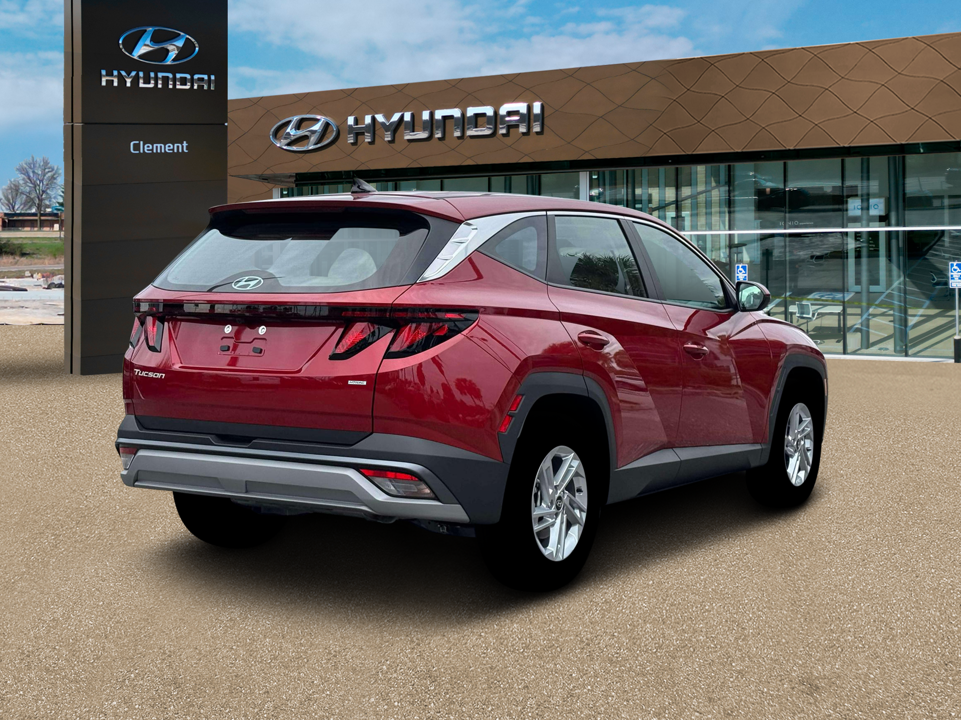 New 2026 Red Hyundai SE AWD image 7